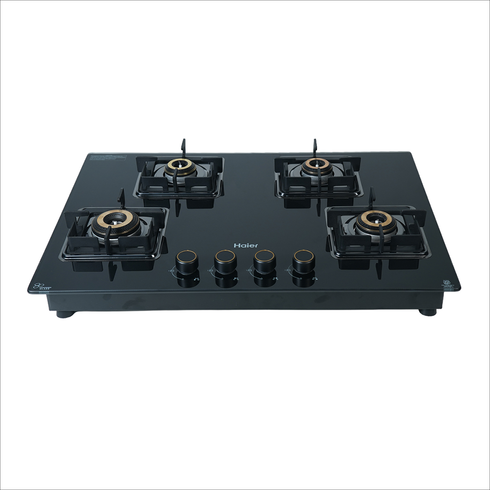 Haier 4 Burner Hobtop with Metal Knob & Auto Ignition